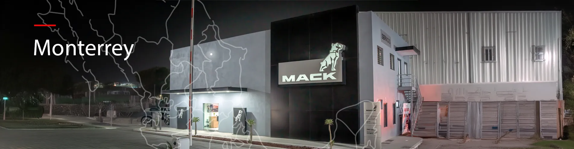 Reubicación de sucursal Mack en Monterrey